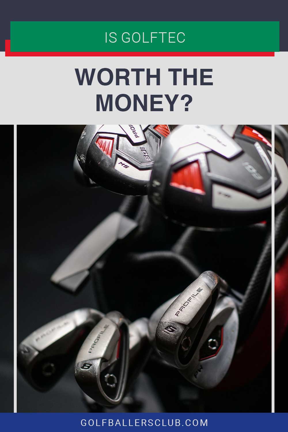 Some golf drivers in a bag - Is GOLFTEC Worth The Money?